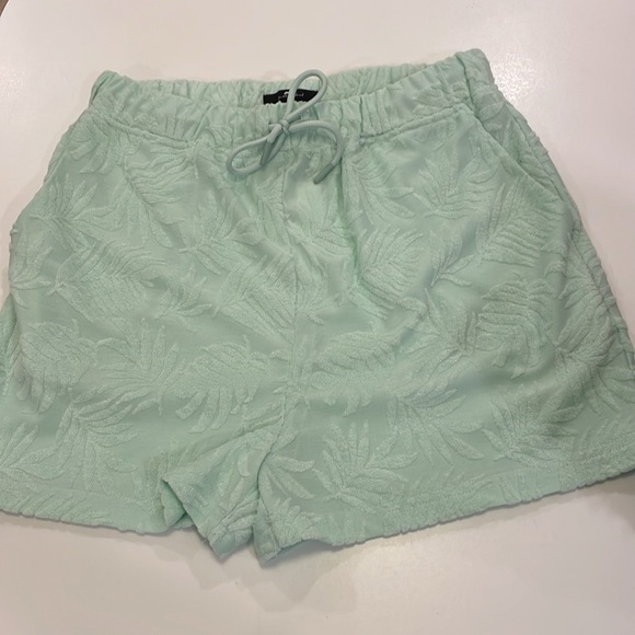NWT 7 For All Mankind 3-Piece Set Terry Cloth Short Set in size M in mint green - Picture 5 of 8